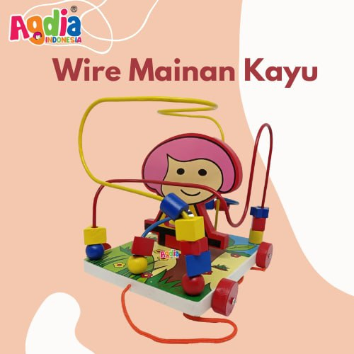 Wire mainan kayu agdia l Mainan Edukatif