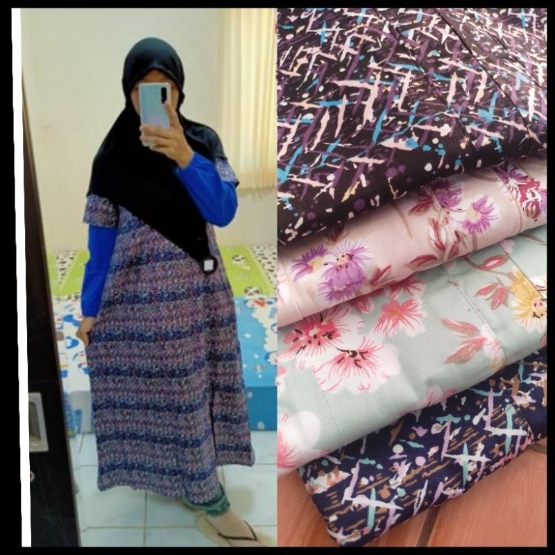 HOMEDRESS KATUNJEPANG ORI DASTER PANJANG SERI B BY DHIYA