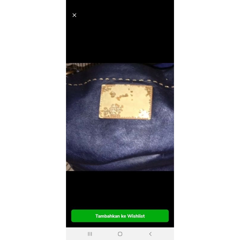 tas tote coach second bekas preloved