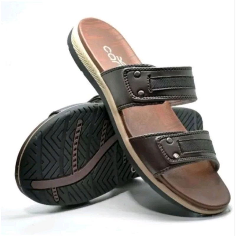 Carvil ADRIANO-02M | Sandal Casual Pria Keren,Elegan  Dan Trendy, nyaman di kaki,Kuat Lentur dan tidak licin.