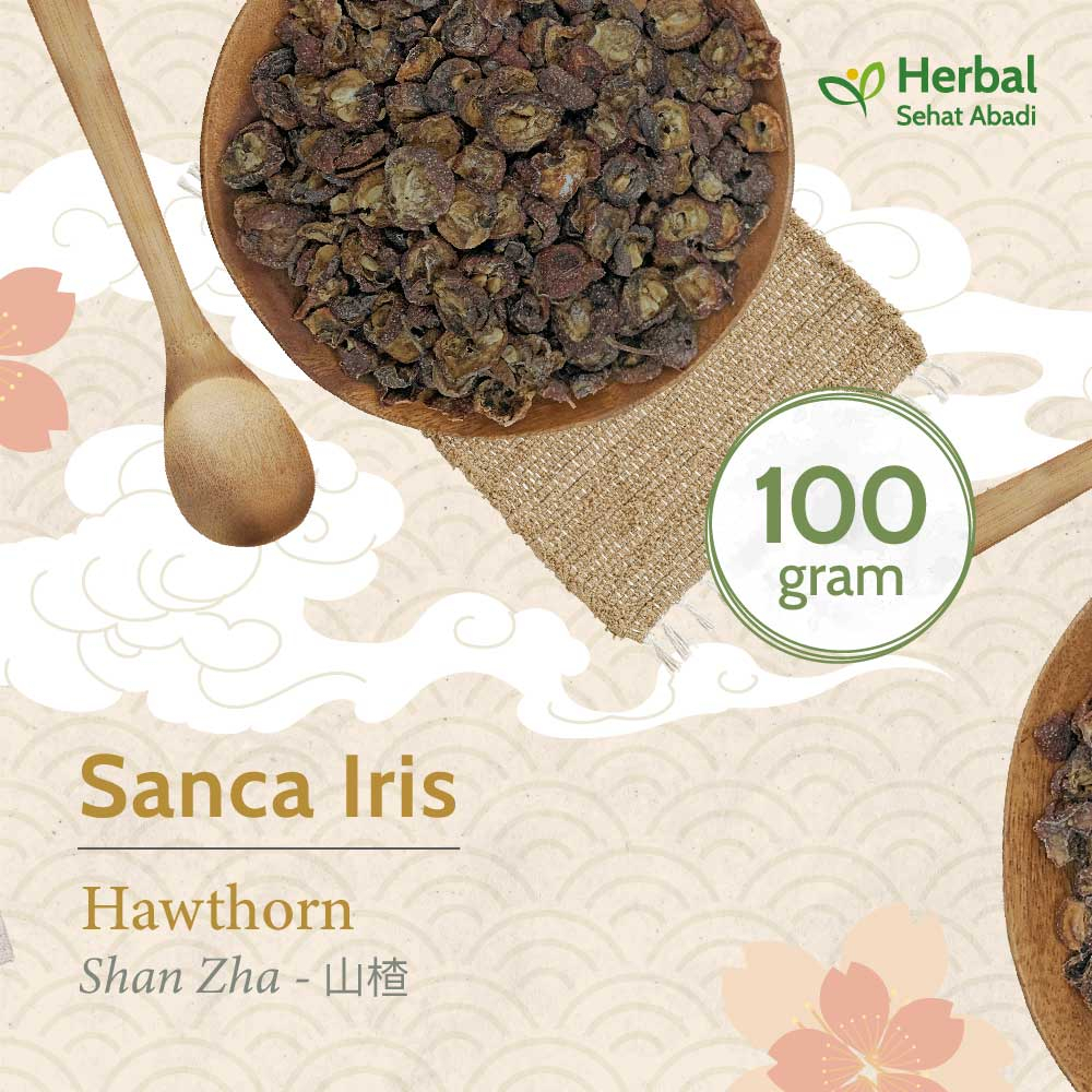 

Sanca Iris 100 gram / Shan Zha (山楂) / Hawthorn