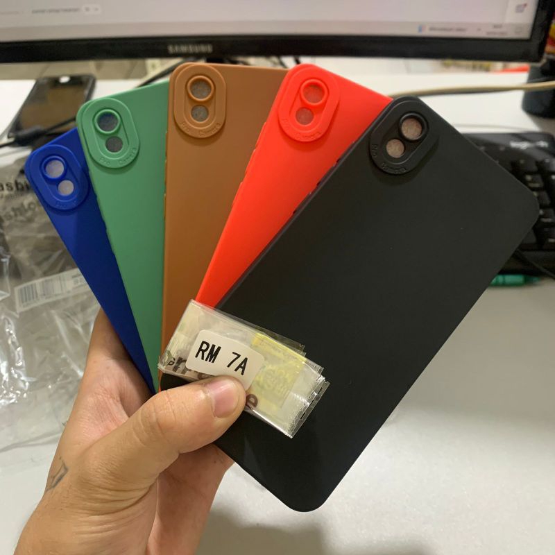 Case Xiaomi Redmi 7A - Softcase Procamera Full Cover Matte - UA