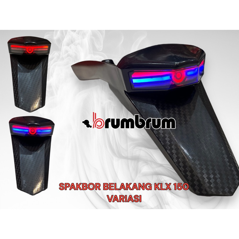 (5467) SPAKBOR BELAKANG KLX BF 150 VARIASI LED
