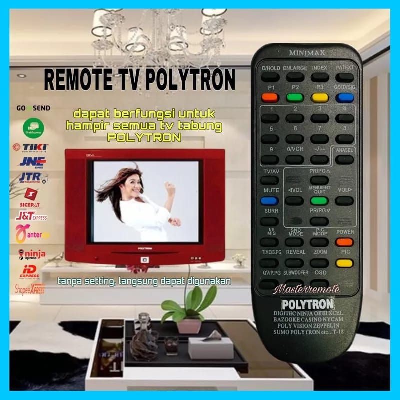 Remote TV Tabung Polytron / Minimax / Digitec