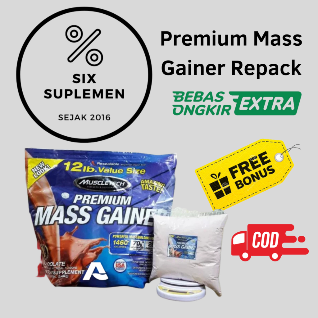 (Bonus Sample/Shaker) Premium Mass Gainer 2 Lbs