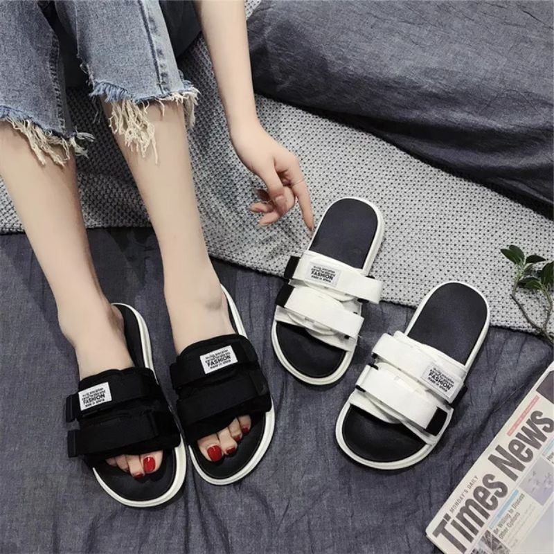 PROMO TERMURAH SANDAL IMPORT KOREAN STYLE FASHION / SANDAL PRIA / SANDAL WANITA / SANDA PRIA DEWASA TERBARU