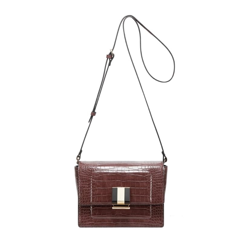 Fiorelli Aris Cocoa Croc Women's Crossbody Bag
