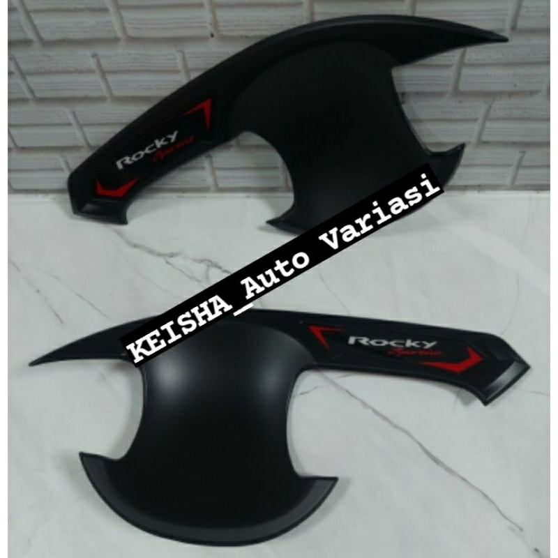 ROCKY Outer Mangkok Handle Pintu DAIHATSU ROCKY 2021 Hitam Doff
