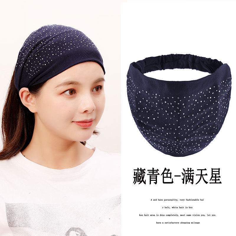 bandana Sorban Band Rambut Feminin Temperamen Fashion Tutup Kepala Bertepi Lebar Bersih Inframerah Keluar Fashion Rambut Band Jepit Rambut Bulang Fashion Penutup Rambut Hairband HeadBand aksesoris rambut