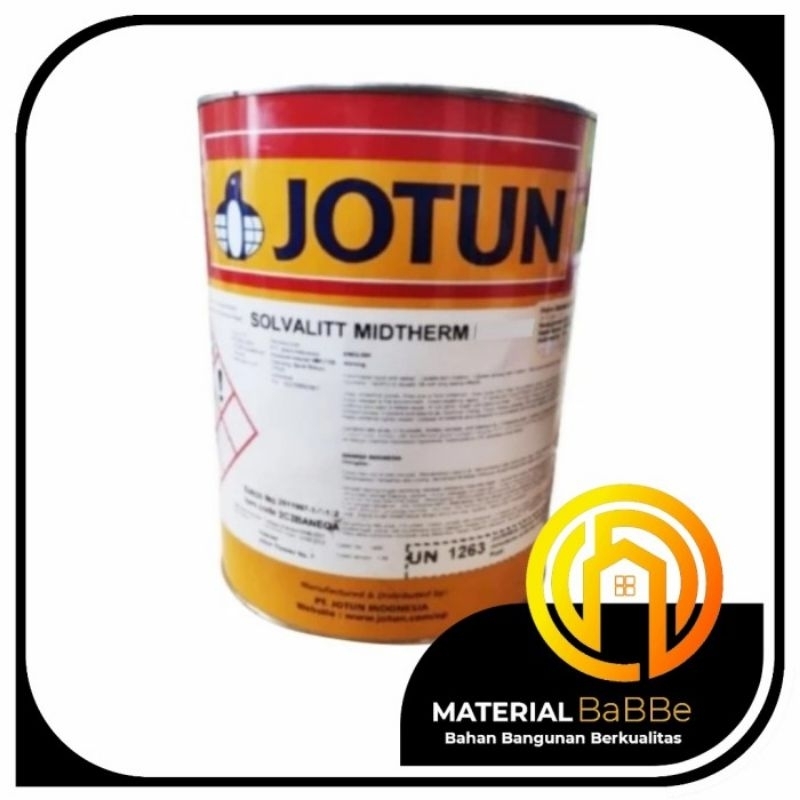 Jotun Solvalitt Midtherm Alumunium 5 Liter | Cat Silicone Acrylic