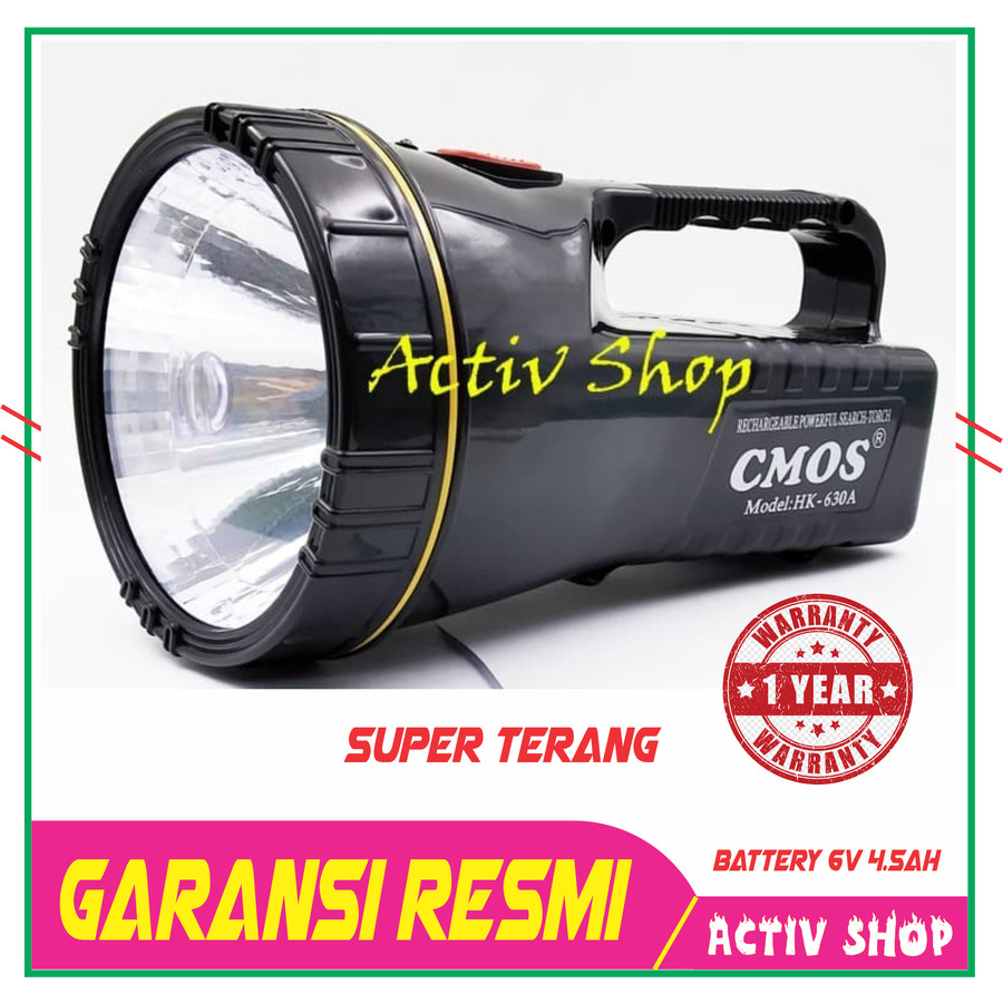 Senter/ Lampu Emergency CMOS HK-630A