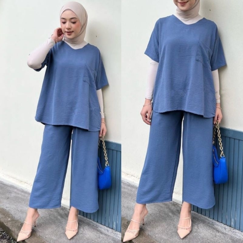 MISKA ONESET CRINKLE AIRFLOW / SETELAN CRINKLE