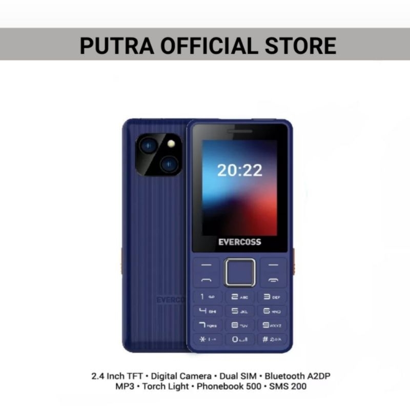 Evercoss N2C Featured Phone | Biru
