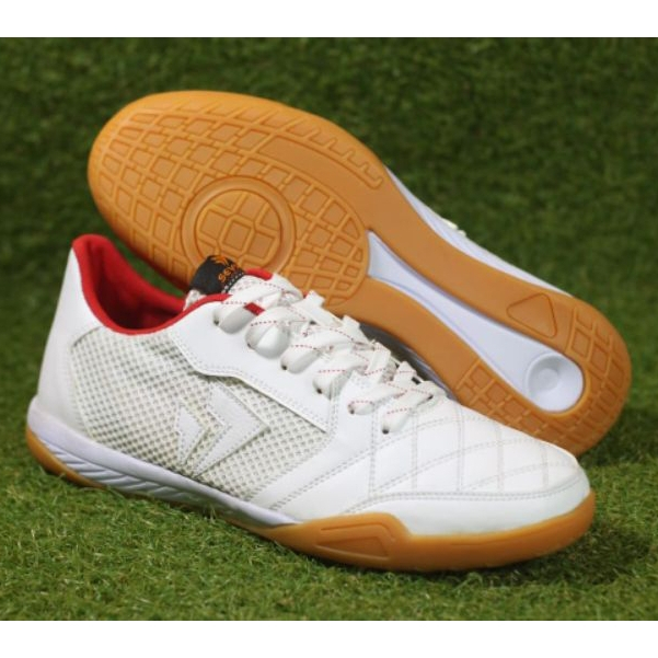 SEPATU FUTSAL SEVSPO TOP IMBASALA WHITE & BLACK 100% ORIGINAL BISA PEMBAYARAN COD