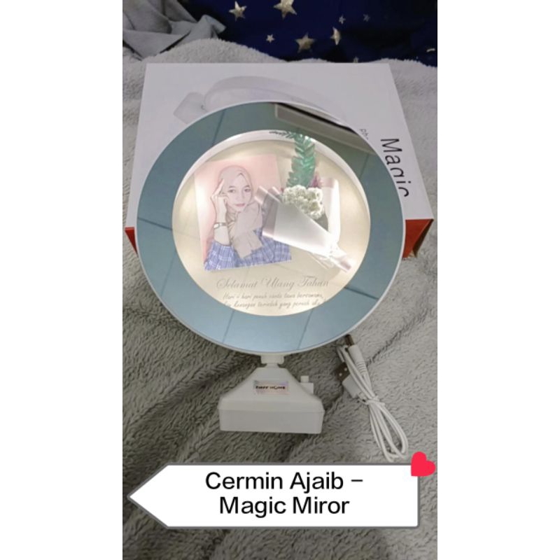 Cermin Ajaib Magic Mirror Buket Mini Hadiah Happy Birthday Anniversary Wisuda