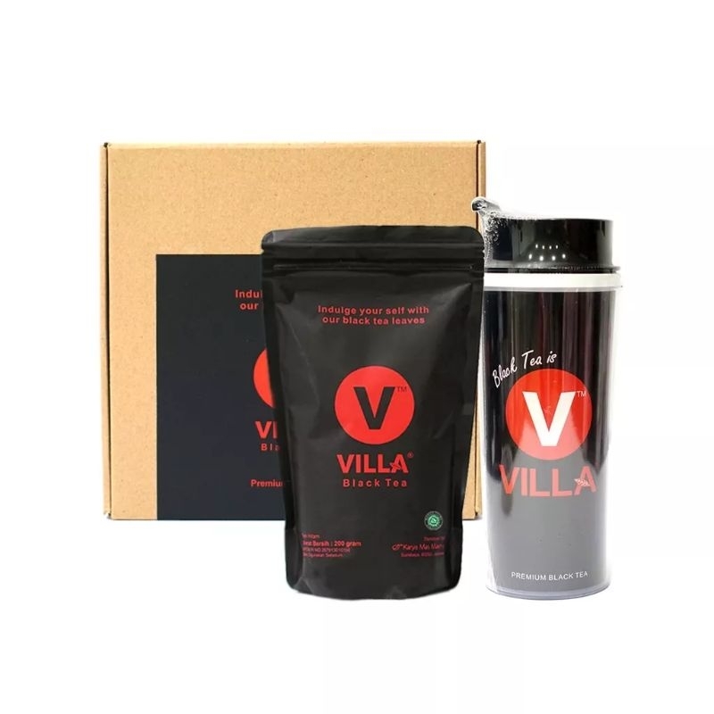 

(BARU MASIH SEGEL) Paket Eksklusif dengan harga spesial dari Teh Villa ( Cocok Untuk Kado dan Hampers ) yang berisi 1 Premium Black Tea dan 1 Tumbler Villa Classic Hitam I Love Tea