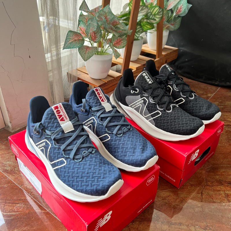 Shoes Running New Balance Fresh Foam Roav B2 Black/Navy [MROAVHK2] [MROAVHN2] Me's