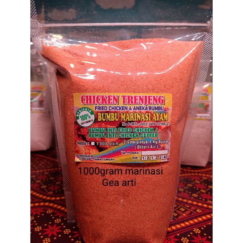 

bumbu marinasi ayam geprek