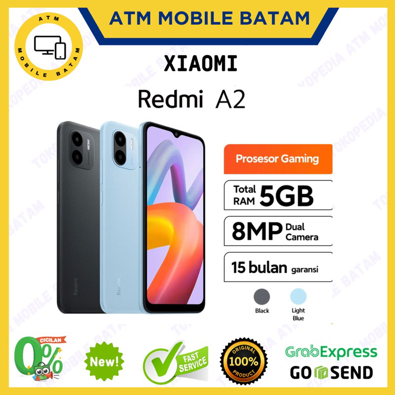 Xiaomi Redmi A2 Ram 3+2 = 5GB Garansi Resmi