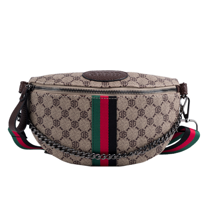 Tas wanita baru musim gugur dropshipping, tas dada mode Korea, tas pinggang, tas tangan broadband serbaguna, bahu lintas tubuh