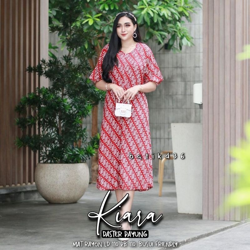 Baju santai Daster payung rayon murah baju rumahan ibu wanita cewek busui motif corak batik parang klasik Kiara etnik klasik tradisional lawasan cantik remaja print dasteran sarwendah rumah tali saku kekinian terbaru alesha