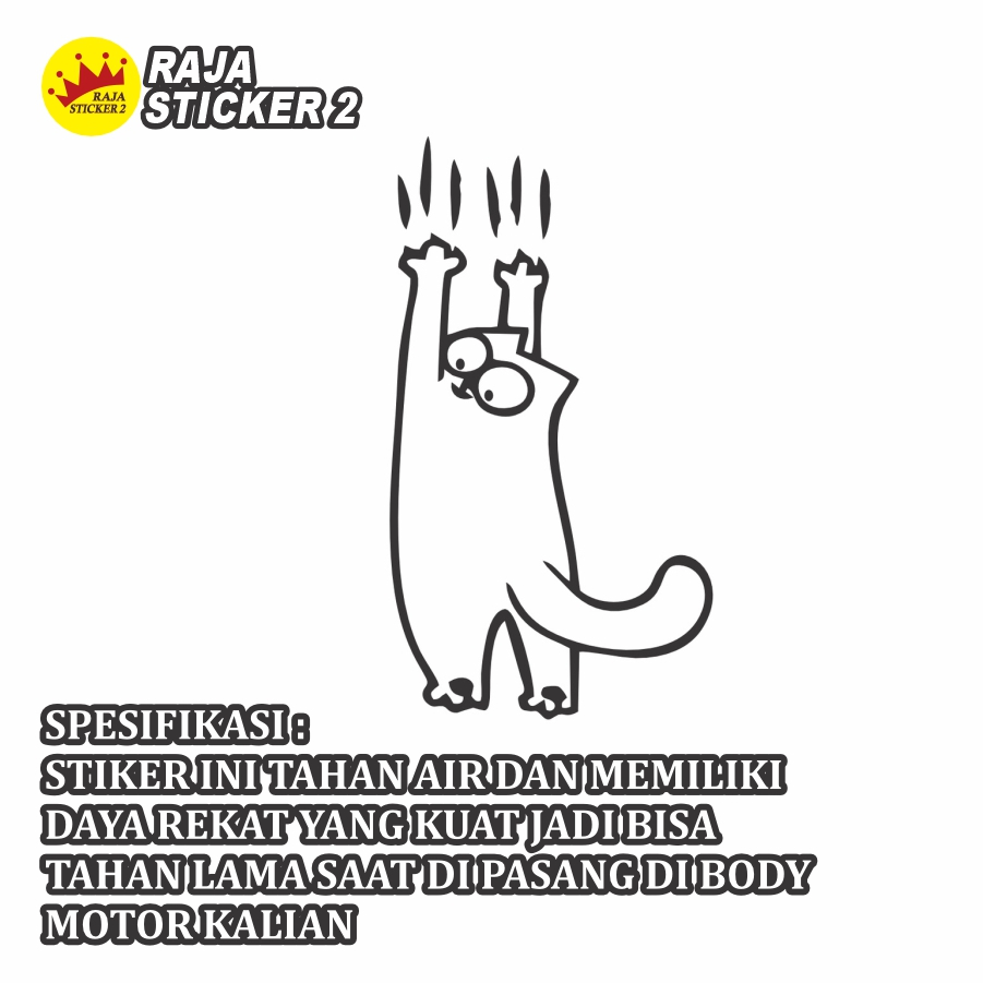 STIKER KUCING LUCU