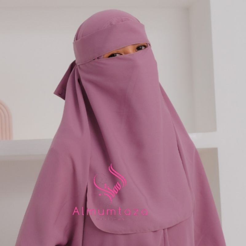 niqab bandana ceruty baby doll -Almumtaza Muslimah