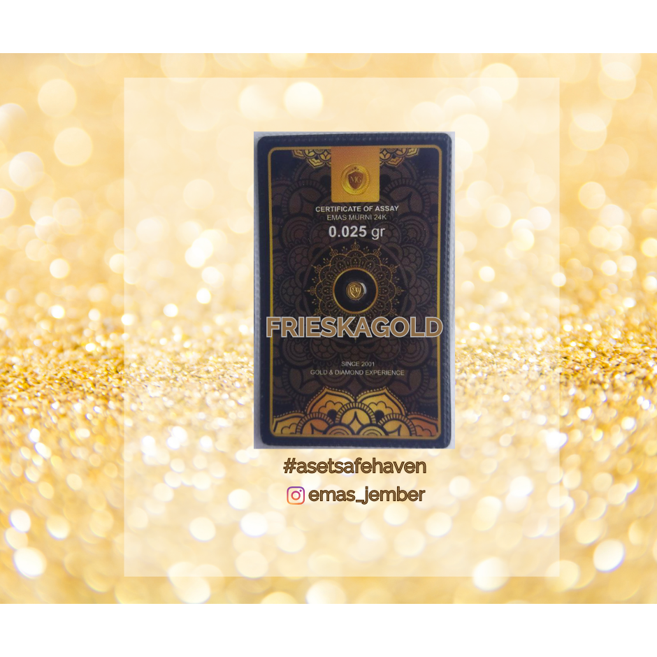 Emas Jember LM Logam Mulia Emas Minigold 0.025 gram Black Series