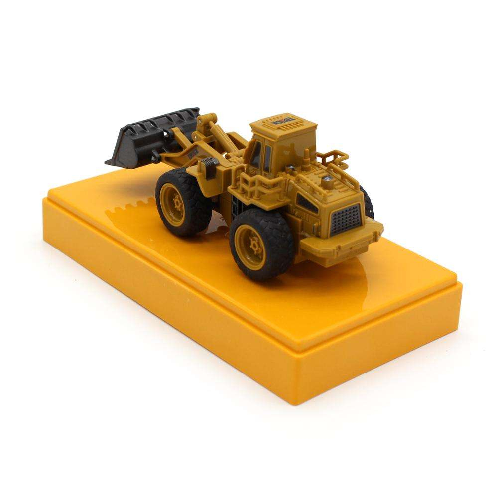 Mini Car Truck Teknik Dump Truck Transportasi Truk Kendaraan Model Mainan Mobil 1:64  with Remote Control