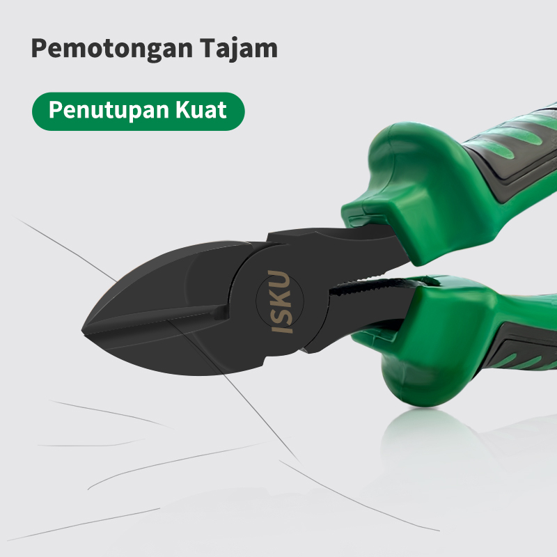 ISKU Diagonal Cutting Pliers / Tang Potong 6&quot; /Tang Pemotong Kabel Listrik Diagonal