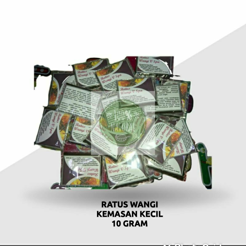 RATUS WANGI SPA - RATUS BAKAR, RATUS REBUS, CAMPURAN BUBUK UNTUK REMPAH MANDI WANGI 1SI 10 GRAM
