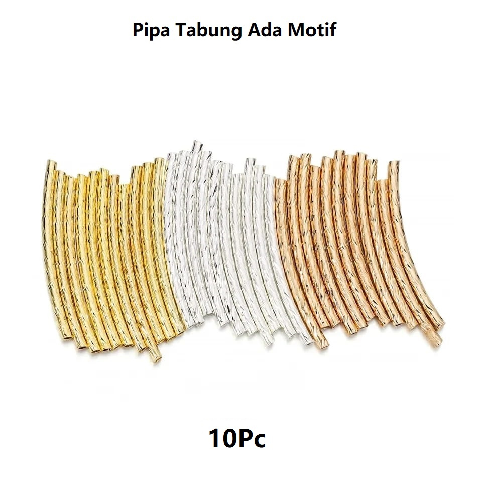 Pipa Tabung Tipis Melengkung Model Ada Motif Harga/10Pc