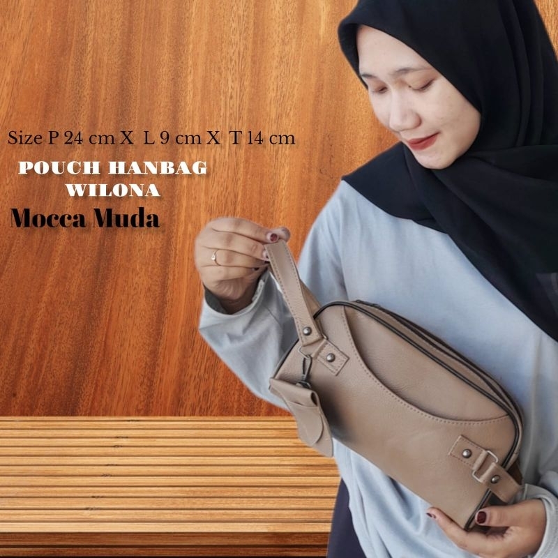 POUCH HANBAG WILONA 3 RUANG TALI PENDEK