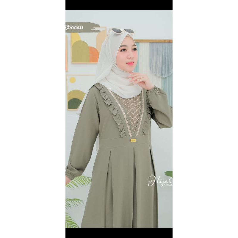 Sella Dress Tifanny Premium Original By Hijabku Muslim Wear