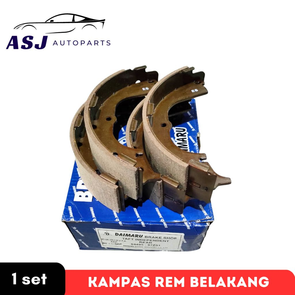 Kampas Rem Roda Belakang / Brake Shoe Taft Independent Independen DAIMARU