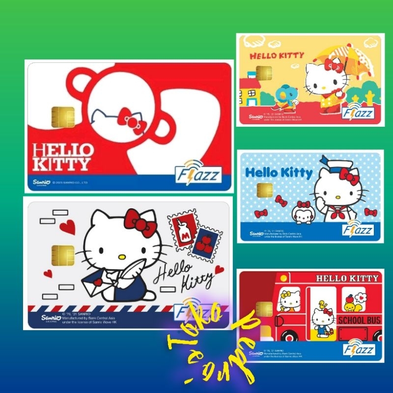 FLAZZ BCA Gen 2 /Gen-2 Desain HELLO KITTY ORI /Like eTOLL eMONEY Tapcash or Brizzi