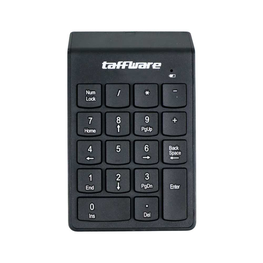 Wireless Keypad Numeric Taffware i120 2.4Ghz Numpad Portable 10 Meter Plug &amp; Play Keyboard Angka