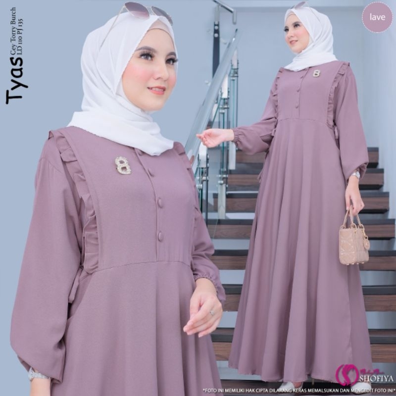 &quot;New ANABIA, PURNAMA&quot;,TYAS, SANDRA,SHITA &quot;Midi Dress Wanita Muslim by Ori Shofiya