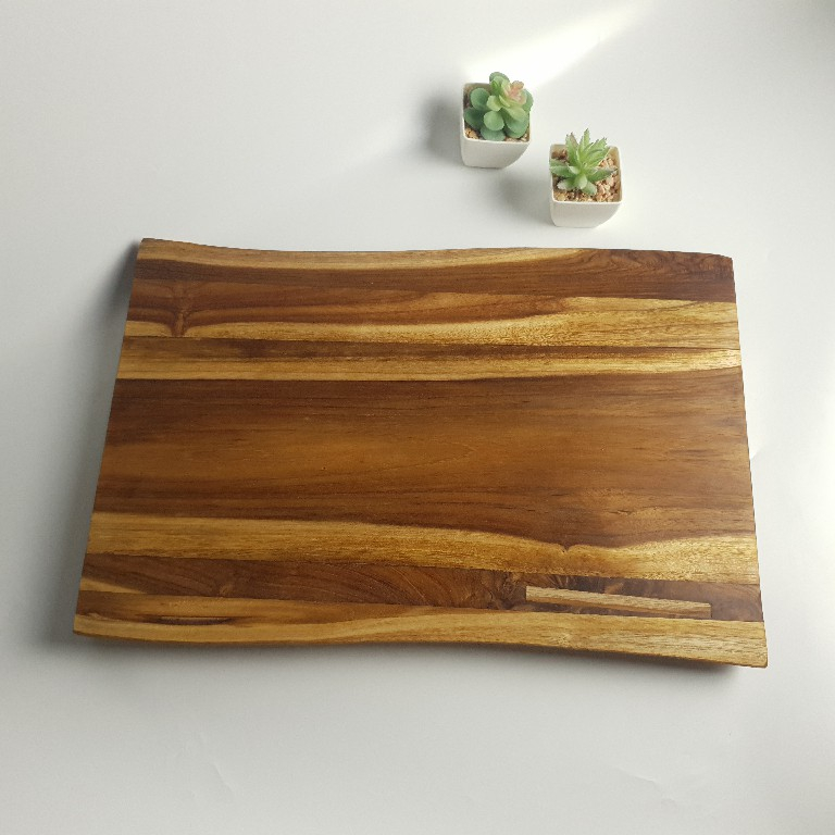 Talenan Kayu Jati Besar Tebal Cutting Board 46x30x3cm