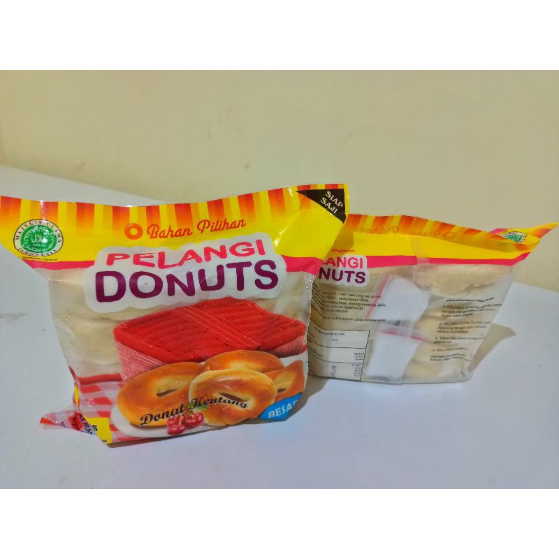 

DONAT PELANGI + GULA 500 GR (ISI 10)