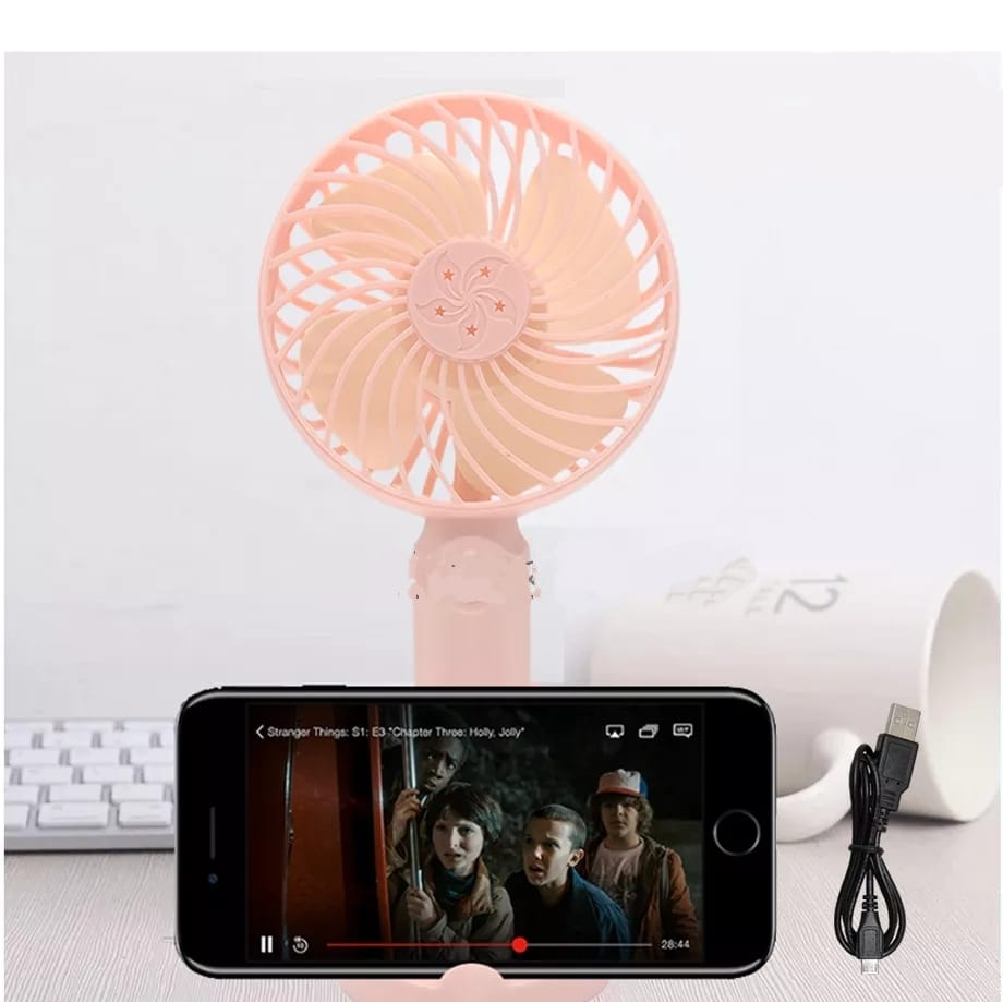 Kipas Angin Genggam Tangan Pocket Gratis Stand Hp/ Kipas angin Mini Rechargeable Slim/ kipas angin Meja Mini / Handy Mini Fan Portable Kipas Elektrik Viral Untuk Outdoor Travelling Konser Piknik Jalan Luar Ruangan original