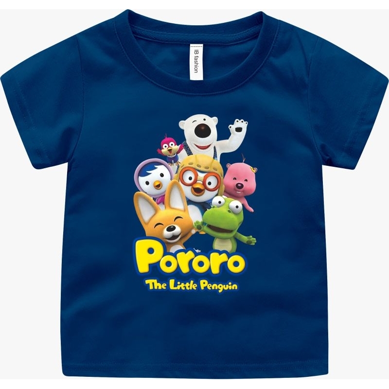 ((IB))KAOS ANAK2 UNISEX/PORORO DIGITAL SABLON