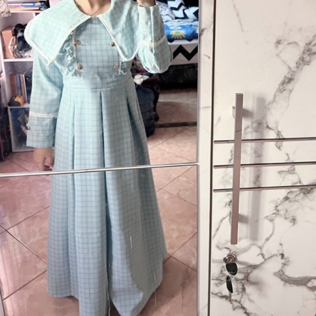 PRELOVED dress vintage/ dress aesthetic/ dress yearbook