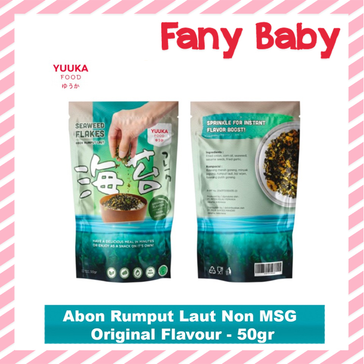 YUUKA FOOD ABON RUMPUT LAUT NON MSG 50GR