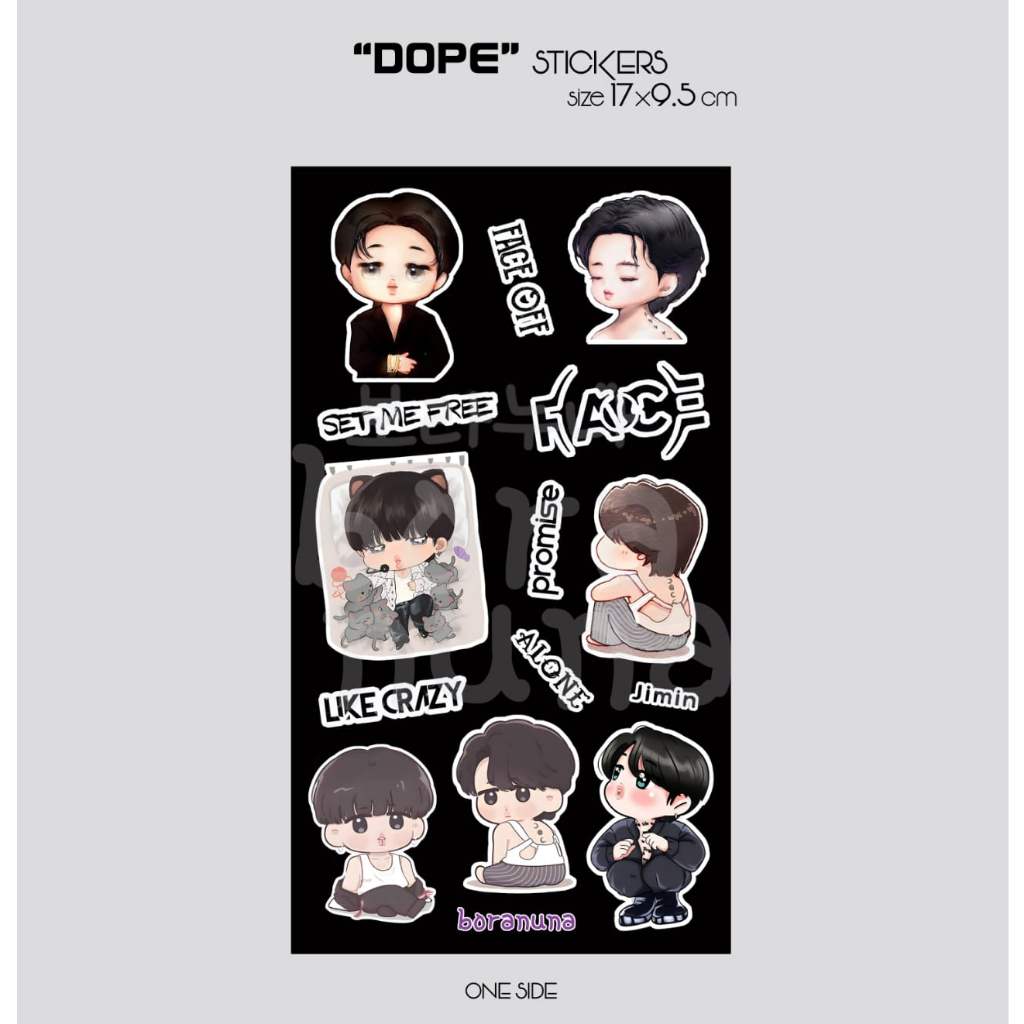 JIMIN DOPE STICKER  / DOPE STICKER BTS JIMIN