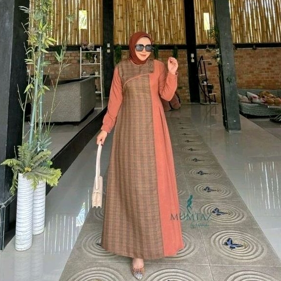 GAMIS BILQIS AMEENA MUMTAZ MOTIF TERBARU DRESS MEWAH WANITA MODEL KEKINIAN