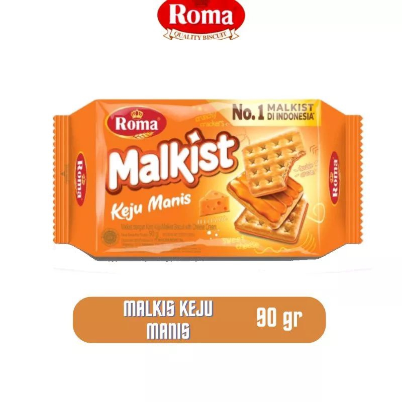 

Roma Malkist Keju Manis 90gr