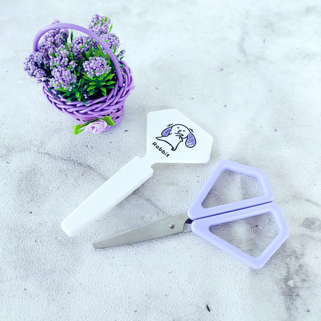 

GUNTING MINI WARNA UNGU LILAC MIX PUTIH