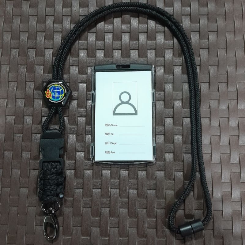 

Tali lanyard id card BPN plus holder
