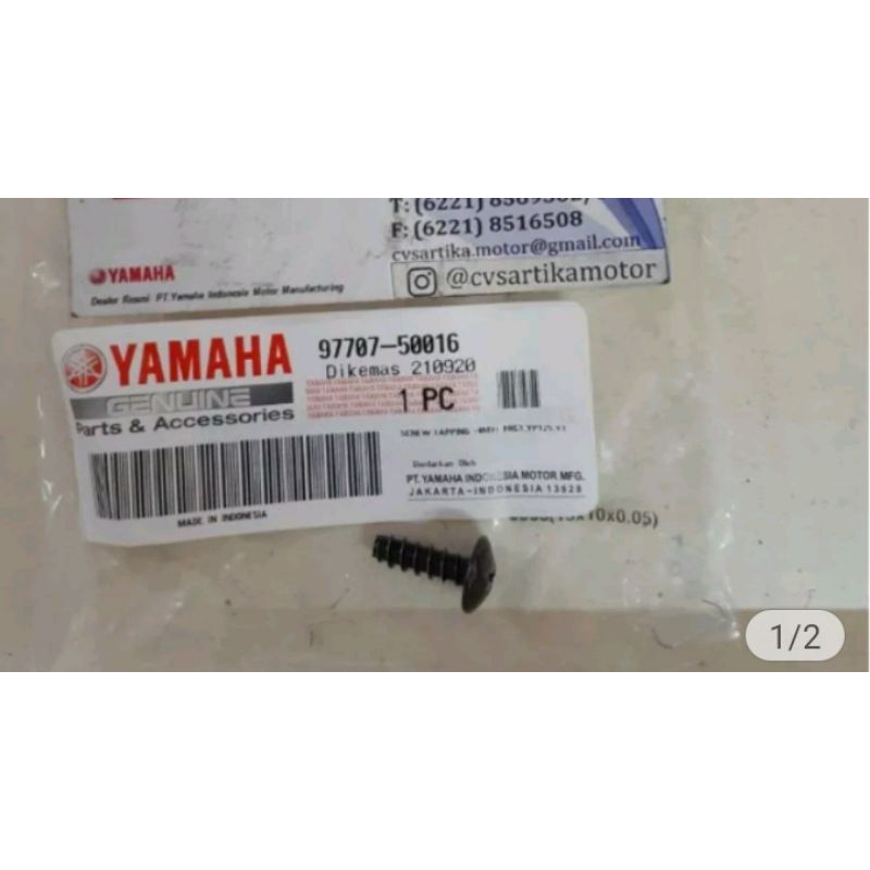 SCREW TRUSS HEAD TAPPING BAUT BODY ORI YAMAHA (1PC) 97707-50016